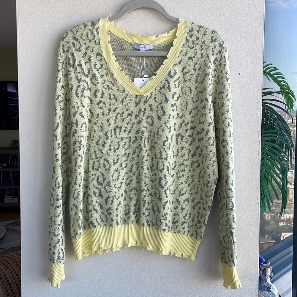 Fate animal print sweater
